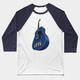 Blue Guitar – Music be the food of love Baseball T-Shirt